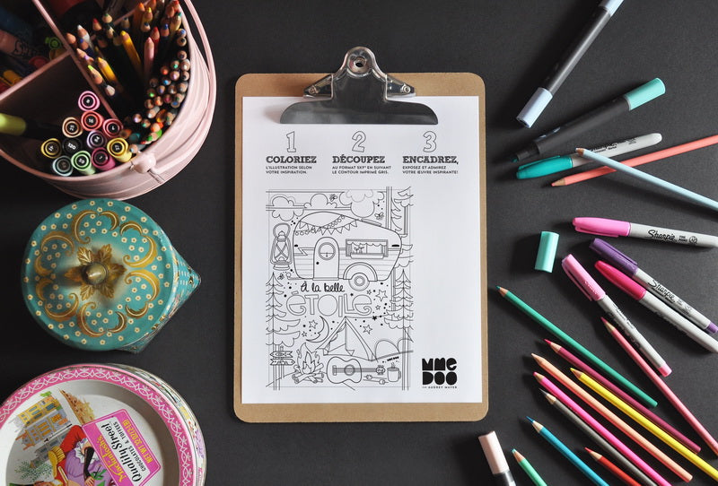 Rangements à crayons: Idées créatives et DIY – Mme Doo par Audrey Mayer •  Art et coloriages inspirants